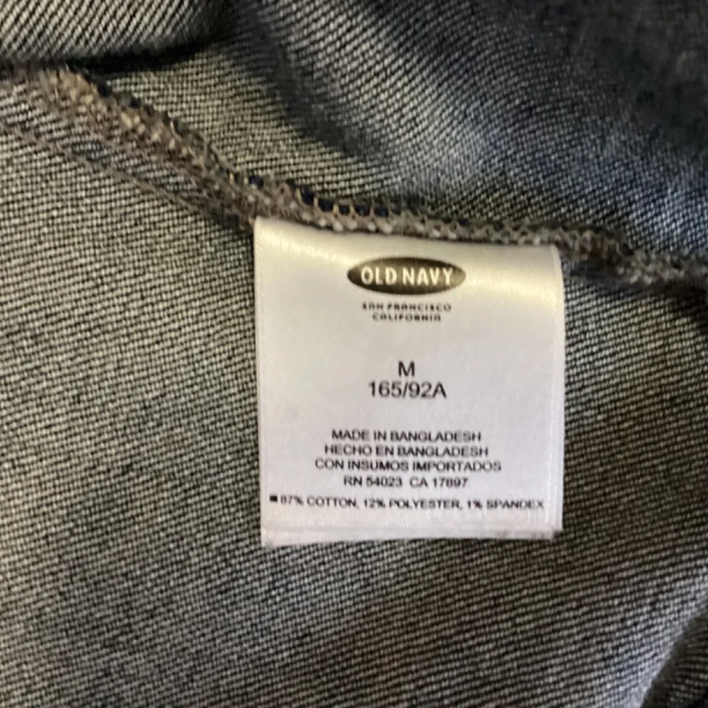 Old Navy Dark Wash Button Front Denim Jacket - Picture 7 of 8